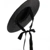 2452-black-ribbon-tie-braided-boater-hat-4.webp Black Ribbon Tie Braided Boater Hat