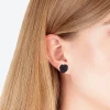 Black Rose Stud Earrings