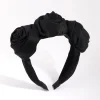 Black Rosette Alice Band