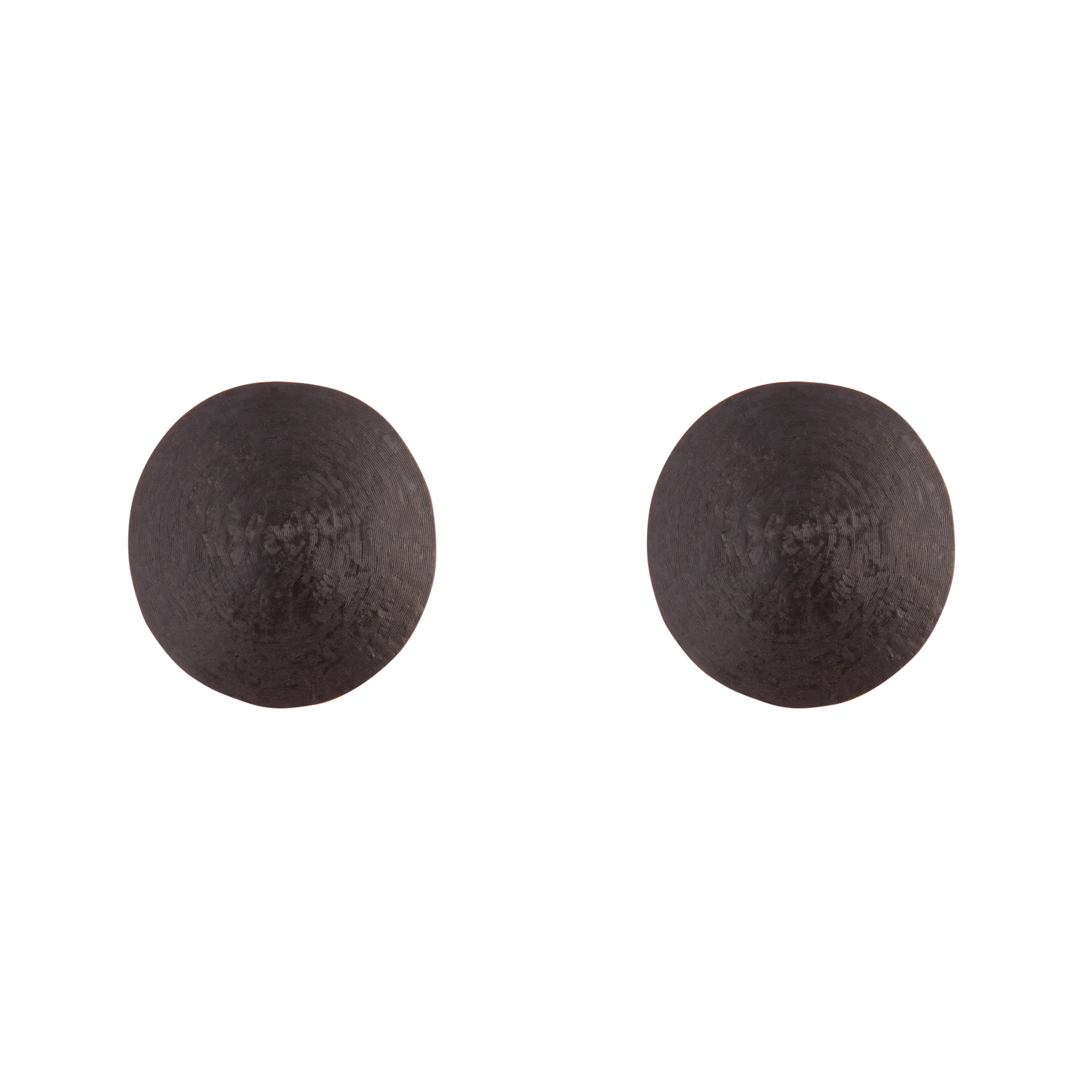 2457-black-round-textured-earrings-2.webp Black Round Textured Earrings