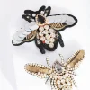 Black Sequin Bee Hair Clip Pack