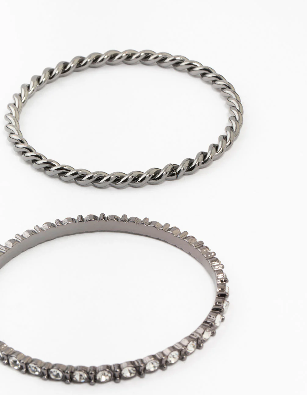 2470-black-silver-diamante-bangles-4-pack-3.webp Black Silver Diamante Bangles 4-Pack