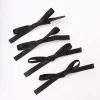 Black Simple Hair Bow 4-Pack