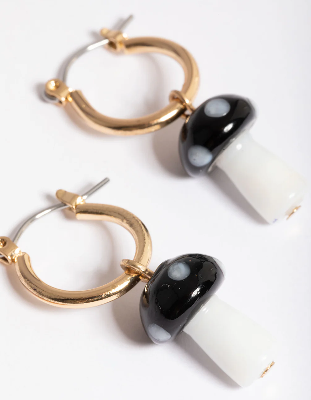2485-black-small-mushroom-huggie-earrings-2.webp Black Small Mushroom Huggie Earrings