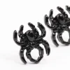 Black Small Spider Stud Earrings