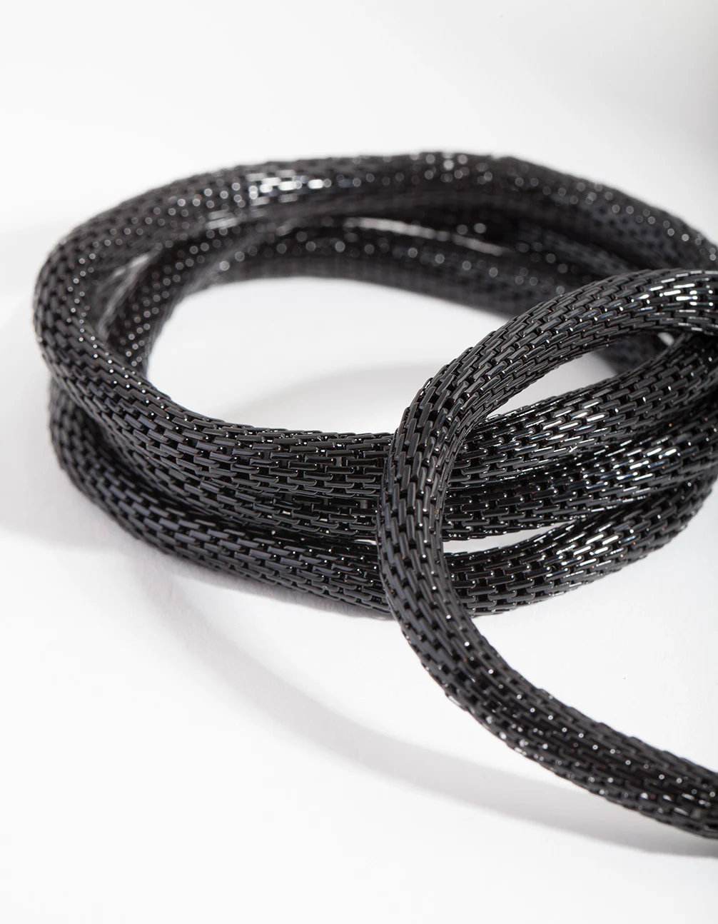 2512-black-stretch-mesh-bracelet-4-pack-2.webp Black Stretch Mesh Bracelet 4-Pack