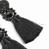 2518-black-tassel-fabric-large-drop-earrings-3.webp Black Tassel Fabric Large Drop Earrings