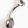 2522-black-titanium-belly-bar-1.webp Black Titanium Belly Bar