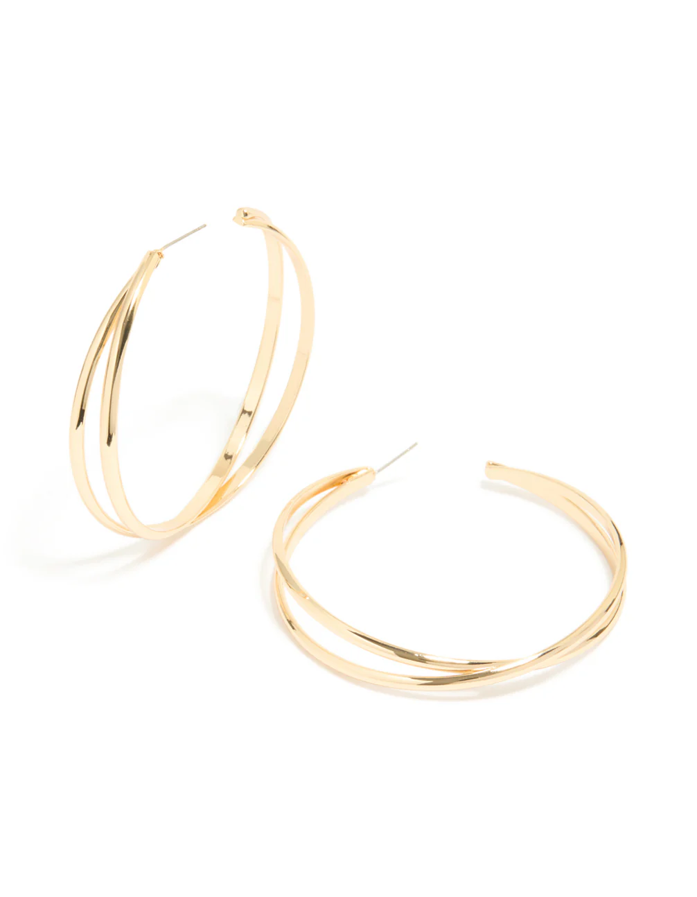 254-gold-large-cross-over-hoop-earrings-2.webp Gold Large Cross Over Hoop Earrings