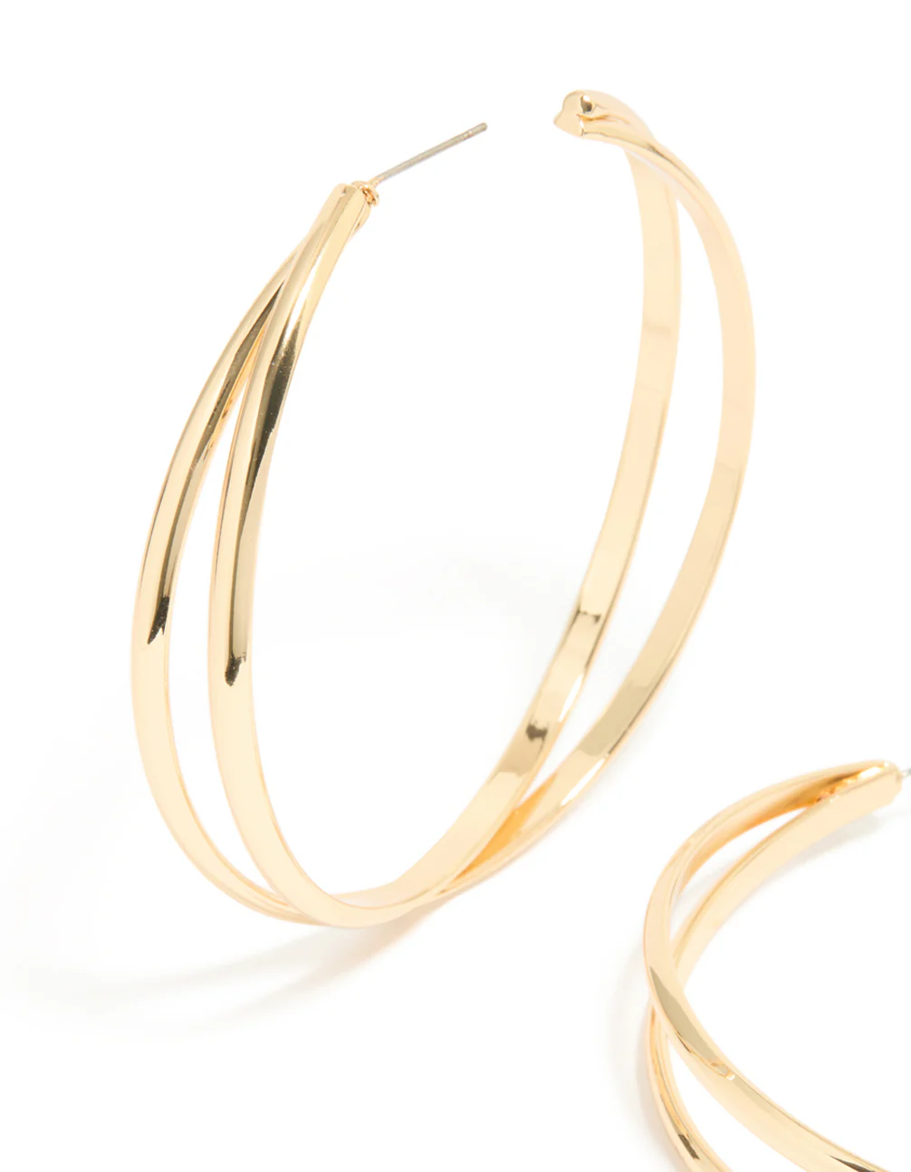 254-gold-large-cross-over-hoop-earrings-4.webp Gold Large Cross Over Hoop Earrings