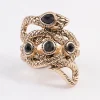 Black Wrap Snake Ring