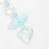 Blue  Cloud Bow Keychain