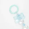 Blue  Cloud Bow Keychain