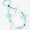 Blue  Cloud Heart Keychain