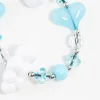 Blue  Cloud Heart Keychain