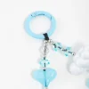 Blue  Cloud Heart Keychain
