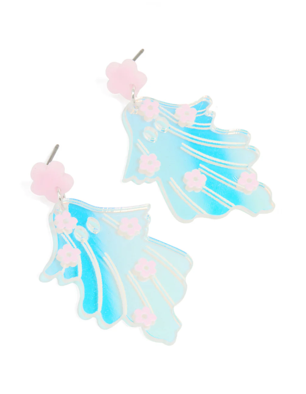 2559-blue-acrylic-hollow-ghost-flower-drop-earrings-1.webp Blue Acrylic Hollow Ghost & Flower Drop Earrings