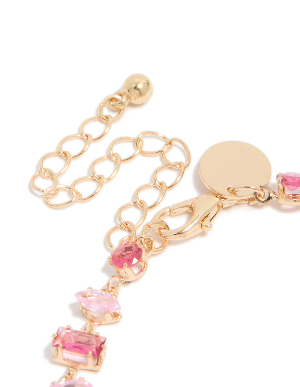 256-gold-light-hot-pink-cubic-zirconia-dainty-bracelet-5.webp Gold Light & Hot Pink Cubic Zirconia Dainty Bracelet