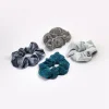 Blue Christmas Hair Scrunchie Gift 4-Pack