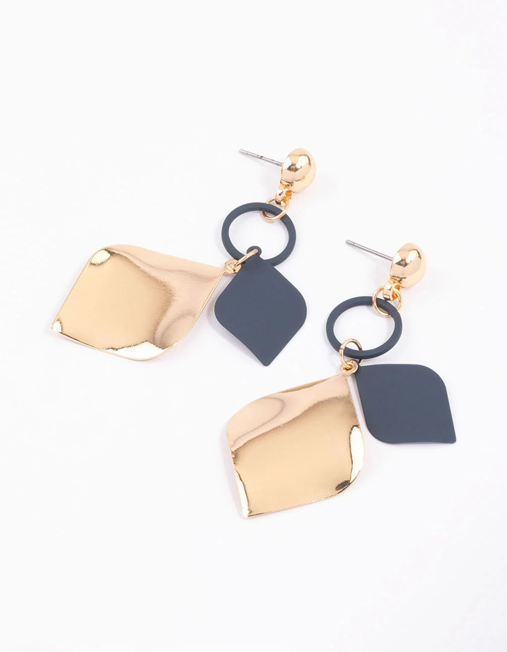 2580-blue-circle-double-leaf-drop-earrings-1.webp Blue Circle & Double Leaf Drop Earrings