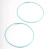 2585-blue-coated-felt-edge-hoop-earrings-9cm-1.webp Blue Coated Felt Edge Hoop Earrings 9cm
