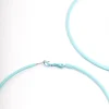 2585-blue-coated-felt-edge-hoop-earrings-9cm-2.webp Blue Coated Felt Edge Hoop Earrings 9cm