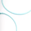 2585-blue-coated-felt-edge-hoop-earrings-9cm-3.webp Blue Coated Felt Edge Hoop Earrings 9cm