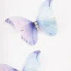 Blue Diamante Butterfly Hair Clip Pack