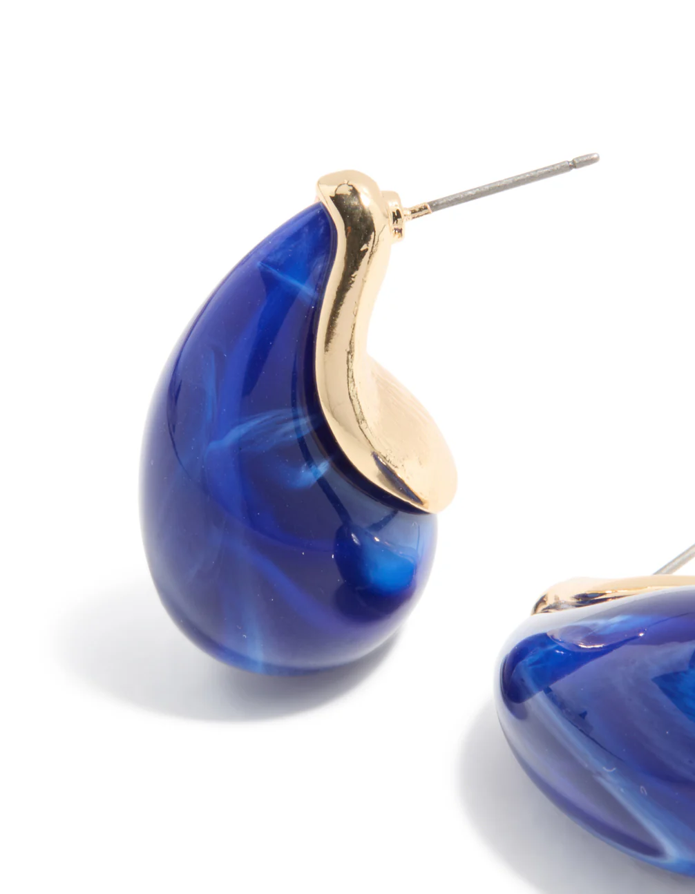 260-gold-lovely-blue-pear-drop-earrings-4.webp Gold Lovely Blue Pear Drop Earrings