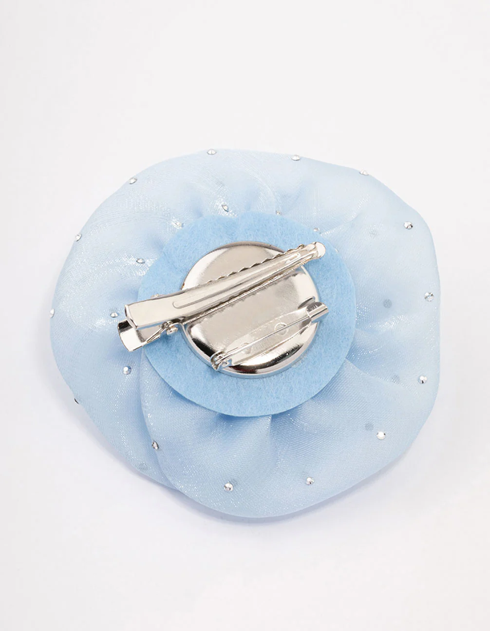 2603-blue-diamante-rosette-brooch-hair-clip-3.webp Blue Diamante Rosette Brooch & Hair Clip