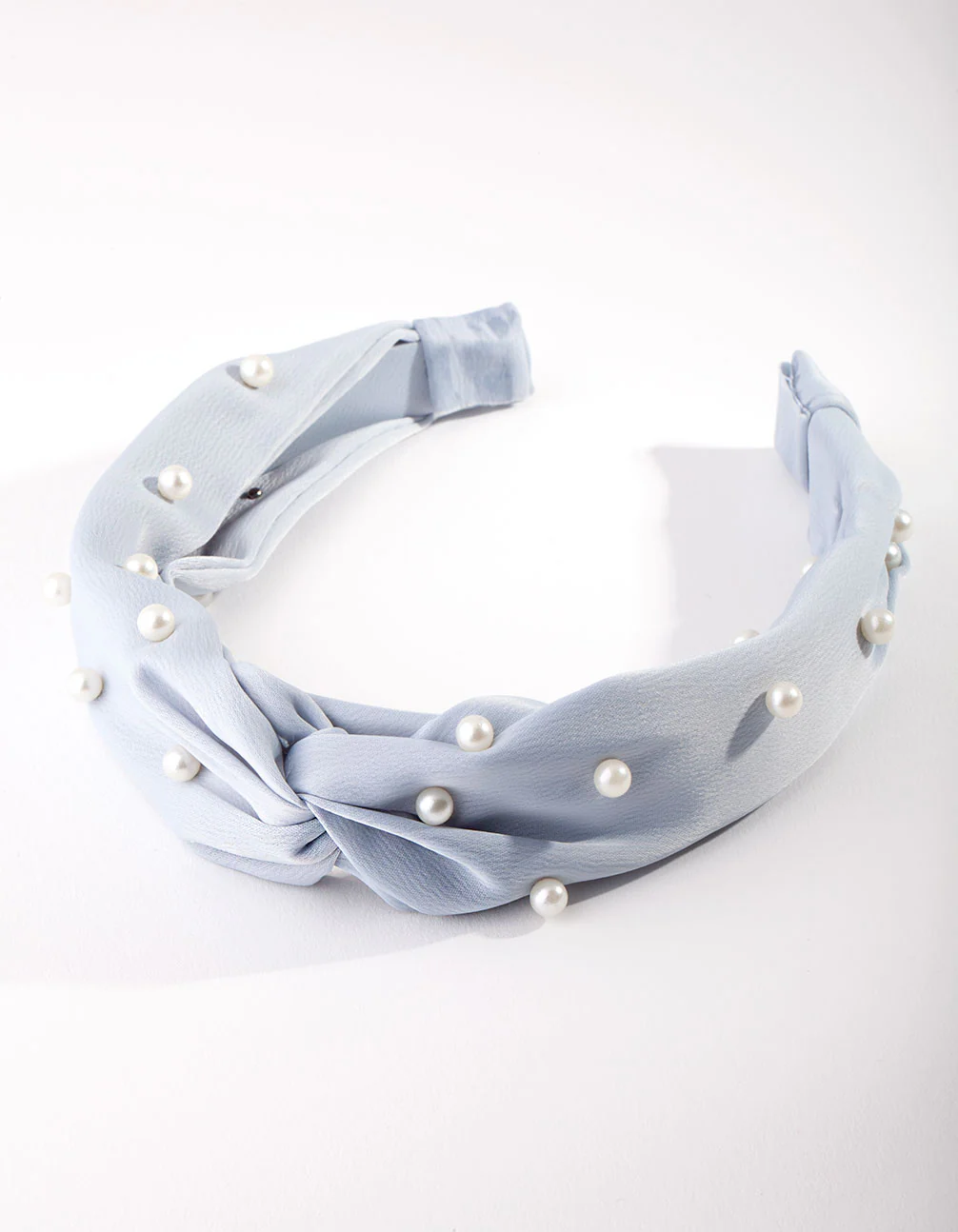 2619-blue-fabric-pearl-headband-3.webp Blue Fabric Pearl Headband