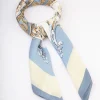 Blue Fabric Regal Printed Scarf