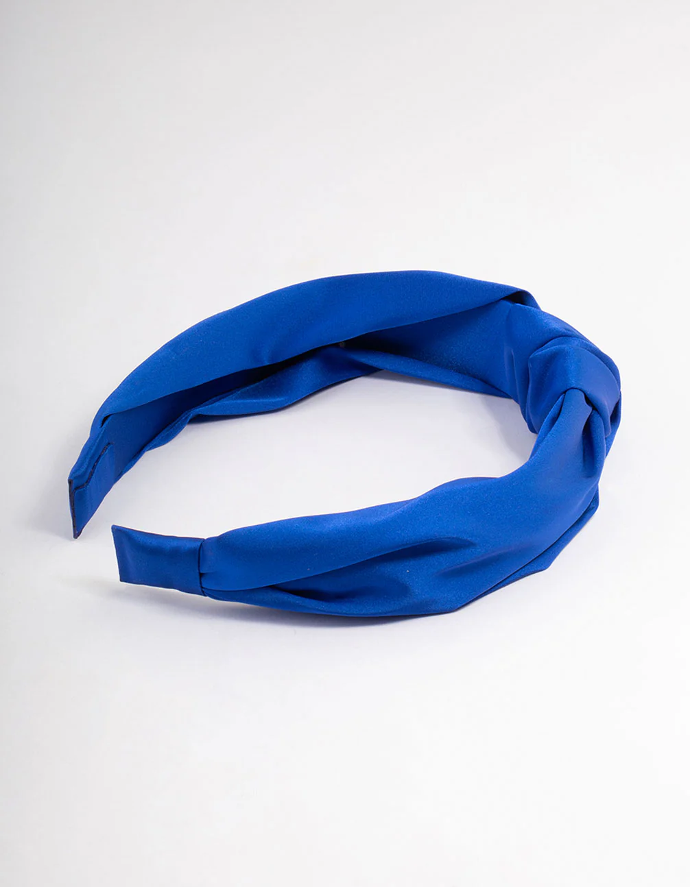 2623-blue-fabric-twist-knot-headband-3.webp Blue Fabric Twist Knot Headband