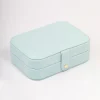 2626-blue-faux-leather-large-vanity-jewellery-box-3.webp Blue Faux Leather Large Vanity Jewellery Box