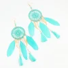 2627-blue-feather-dreamcatcher-drop-earrings-1.webp Blue Feather Dreamcatcher Drop Earrings