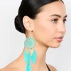 2627-blue-feather-dreamcatcher-drop-earrings-3.webp Blue Feather Dreamcatcher Drop Earrings