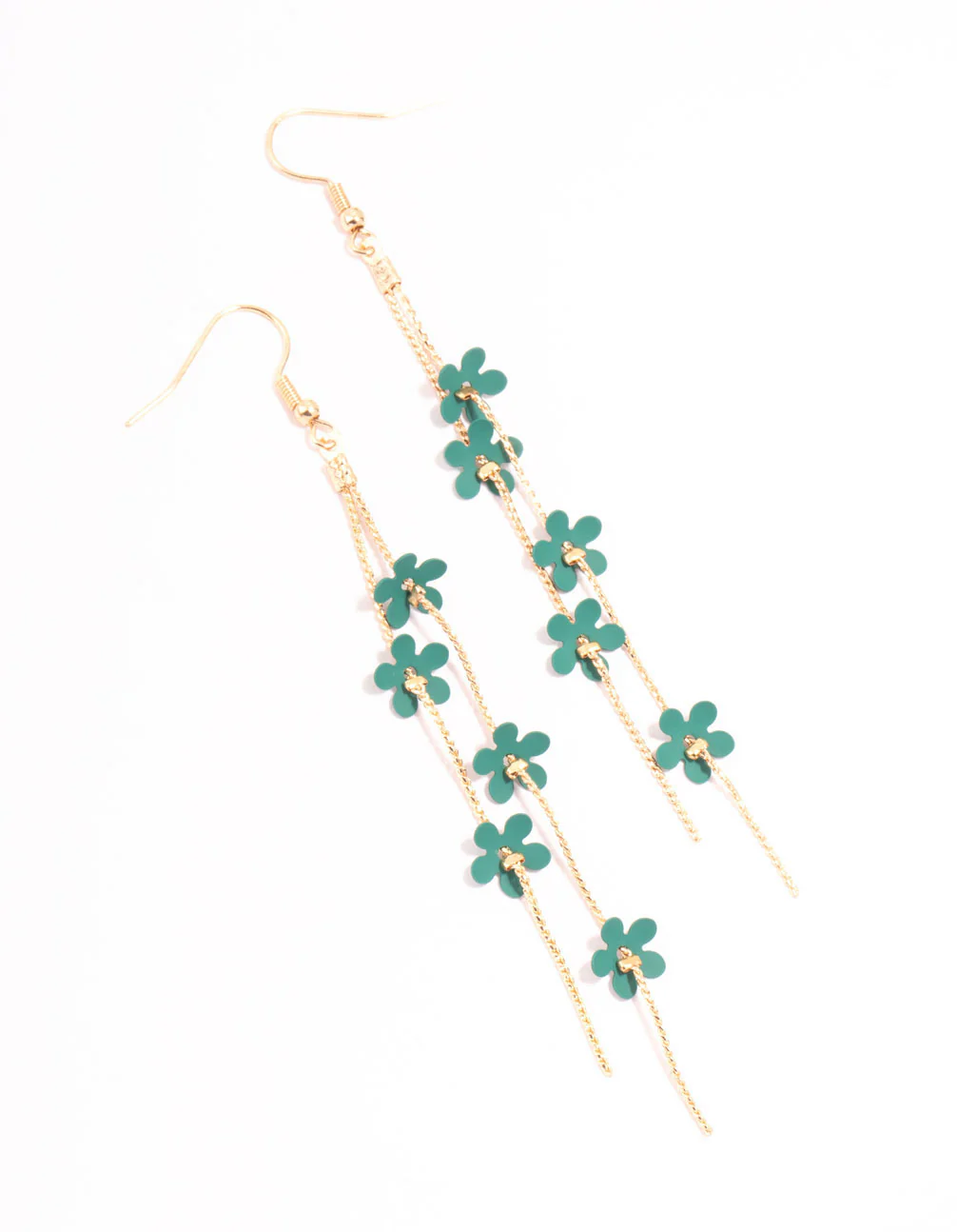 2629-blue-flower-chain-gold-drop-earrings-1.webp Blue Flower Chain Gold Drop Earrings