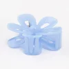 Blue Flower Hair Claw Clip