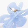 Blue Flower Hair Claw Clip