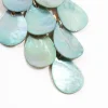 Blue Genuine Shell  Layered Drop Earrings