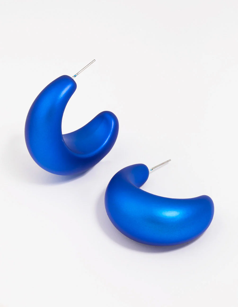 2641-blue-iridescent-chubby-hoop-earrings-1.webp Blue Iridescent Chubby Hoop Earrings