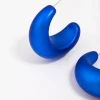 2641-blue-iridescent-chubby-hoop-earrings-3.webp Blue Iridescent Chubby Hoop Earrings