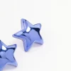 Blue Large Star Stud Earrings