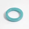 Blue Matte Band Ring