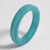 Blue Matte Band Ring