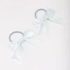 Blue Medium Bow Hair Tie Pack