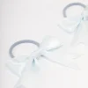 Blue Medium Bow Hair Tie Pack