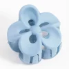 Blue Mini Frangipani Claw Clip