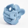 Blue Mini Frangipani Claw Clip