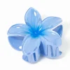 Blue Ombre Frangipani Claw Clip